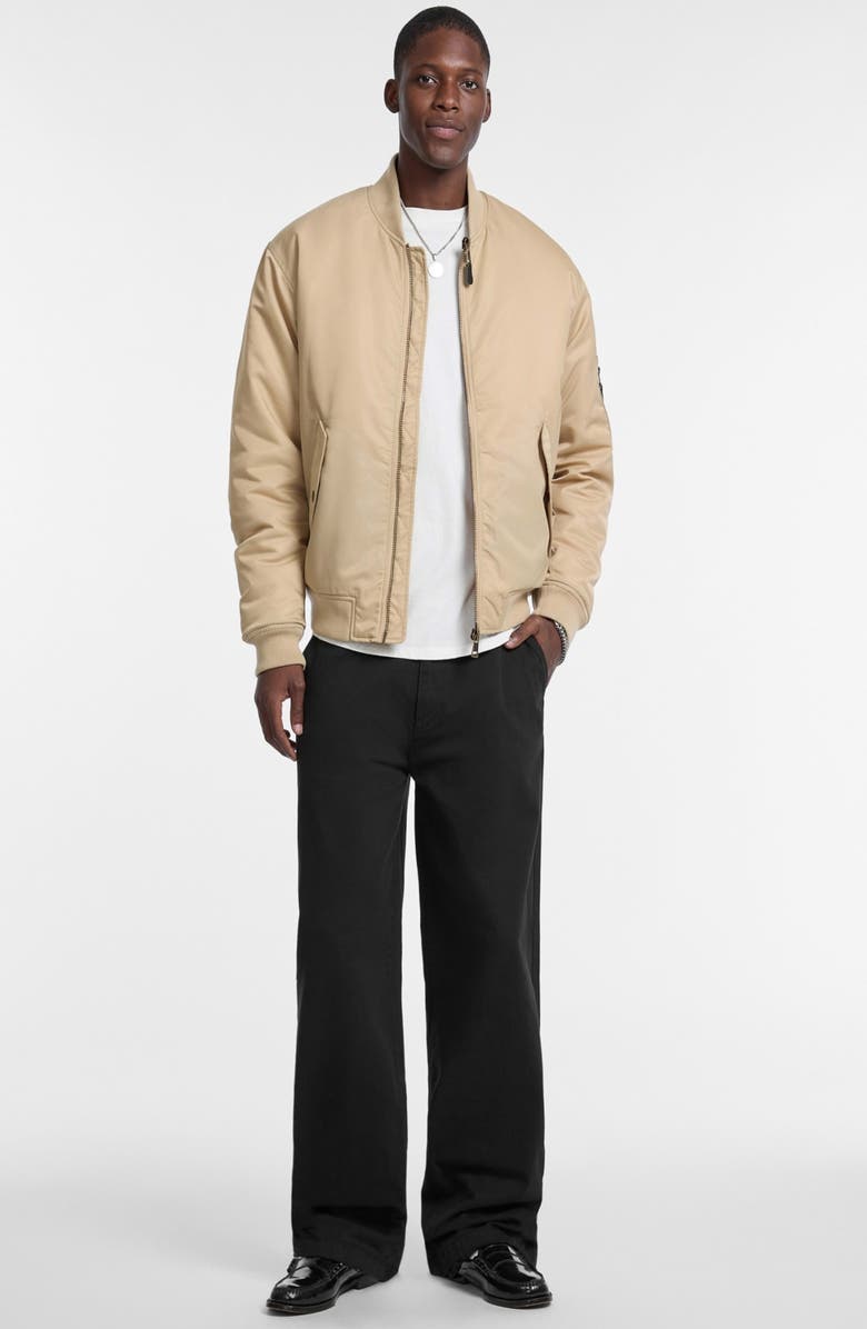 GUESS JEANS Wide Leg Chinos, Alternate, color, Jblack-Black