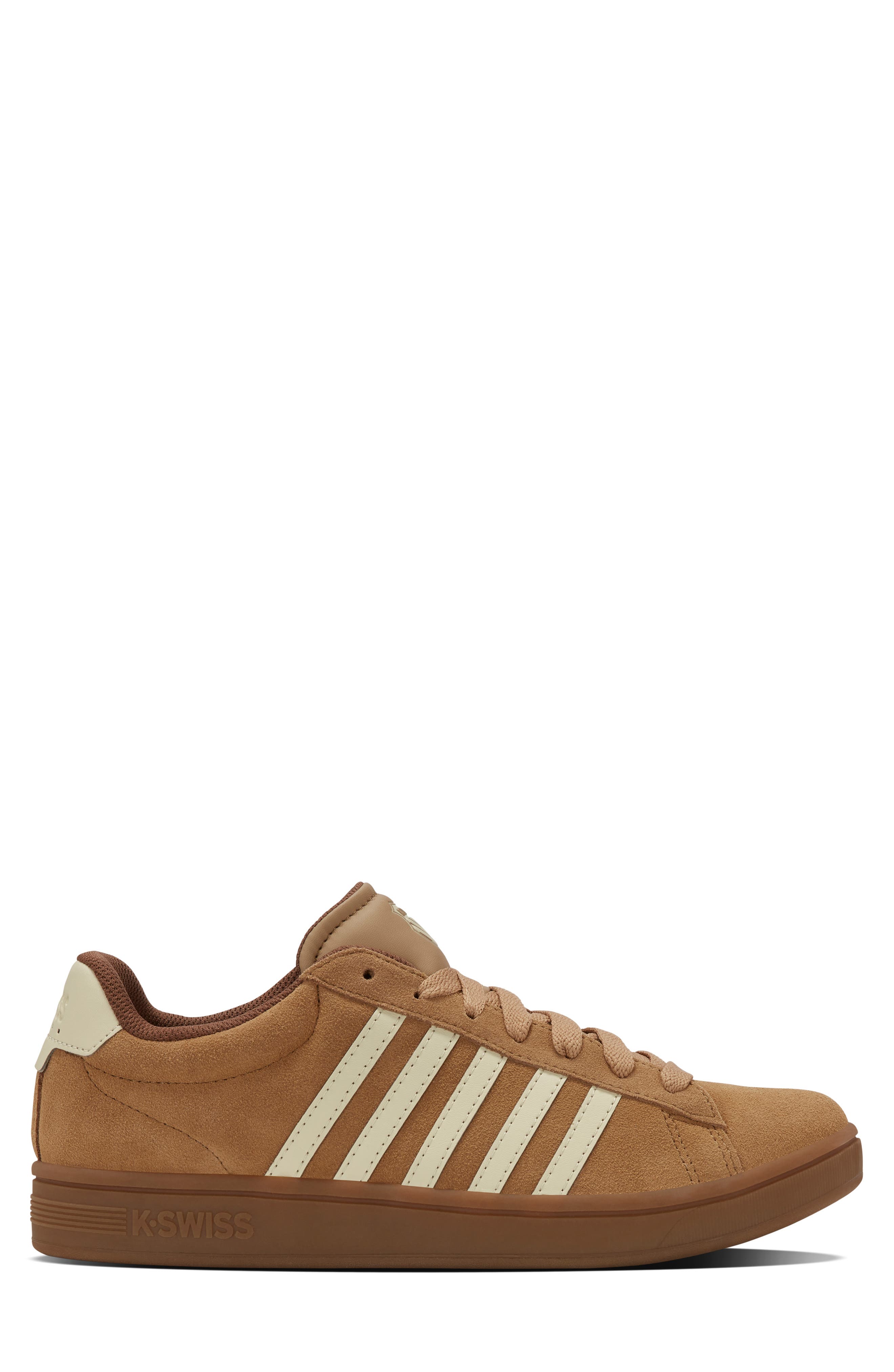 K-Swiss Court Tuebreak 2 SDE Sneakers, Alternate, color, Indian Tan/ Creme Brulee/ Gum