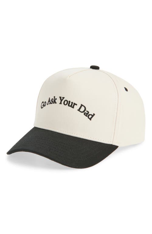 Kenzkustomz Go Ask Your Dad Trucker Hat In Brown