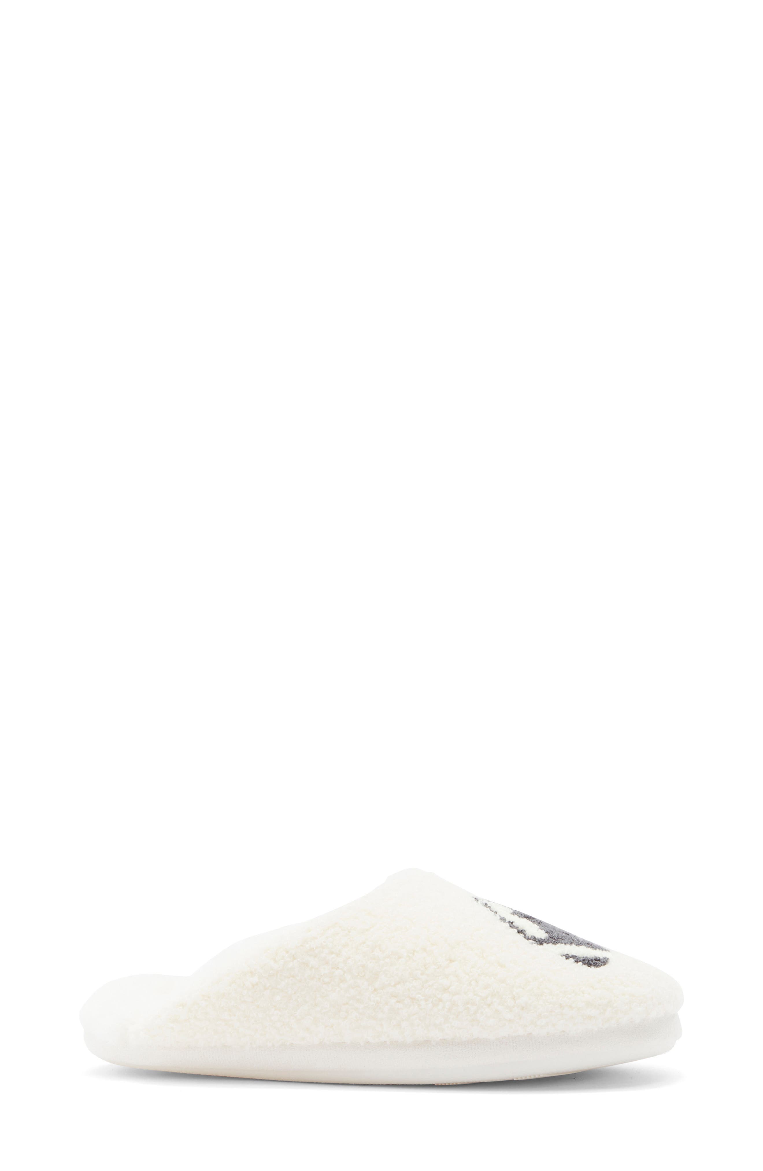 PJ Salvage Football Slipper, Alternate, color, Ivory