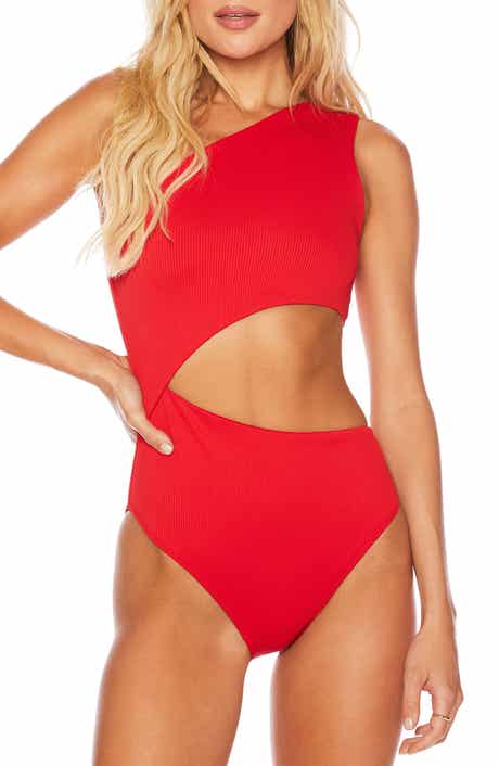 Beach Riot Celine Cutout One-Shoulder One-Piece Swimsuit