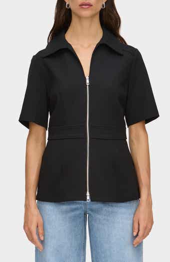 ALIGNE Cecile Zip Front Top