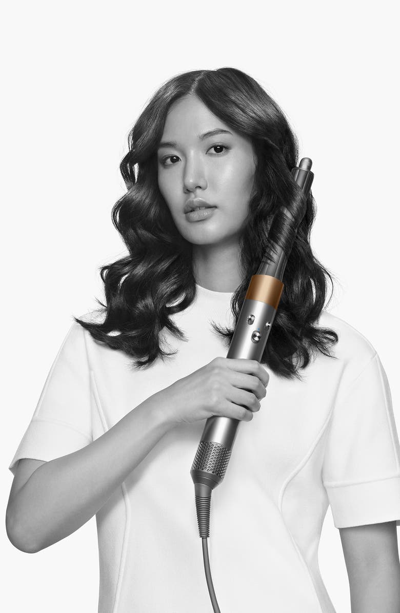 Dyson Airwrap 1.2" Long Barrel Attachment, Alternate, color, Black/ Rose