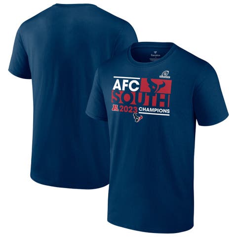 Men's Fanatics Branded  Navy Houston Texans 2023 AFC South Division Champions Big & Tall T-Shirt