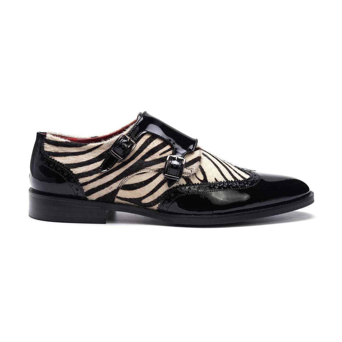 CARLOS SANTANA Kai Double Monk, Main, color, Black Zebra