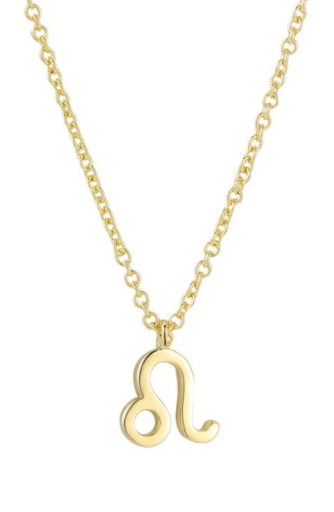 Zodiac Sign Pendant Necklace