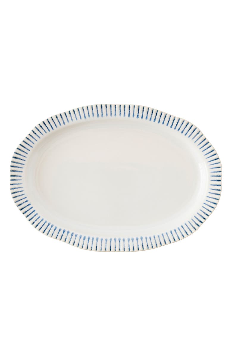 Juliska Wanderlust Collection - Sitio Stripe Stoneware Platter, Main, color, 
