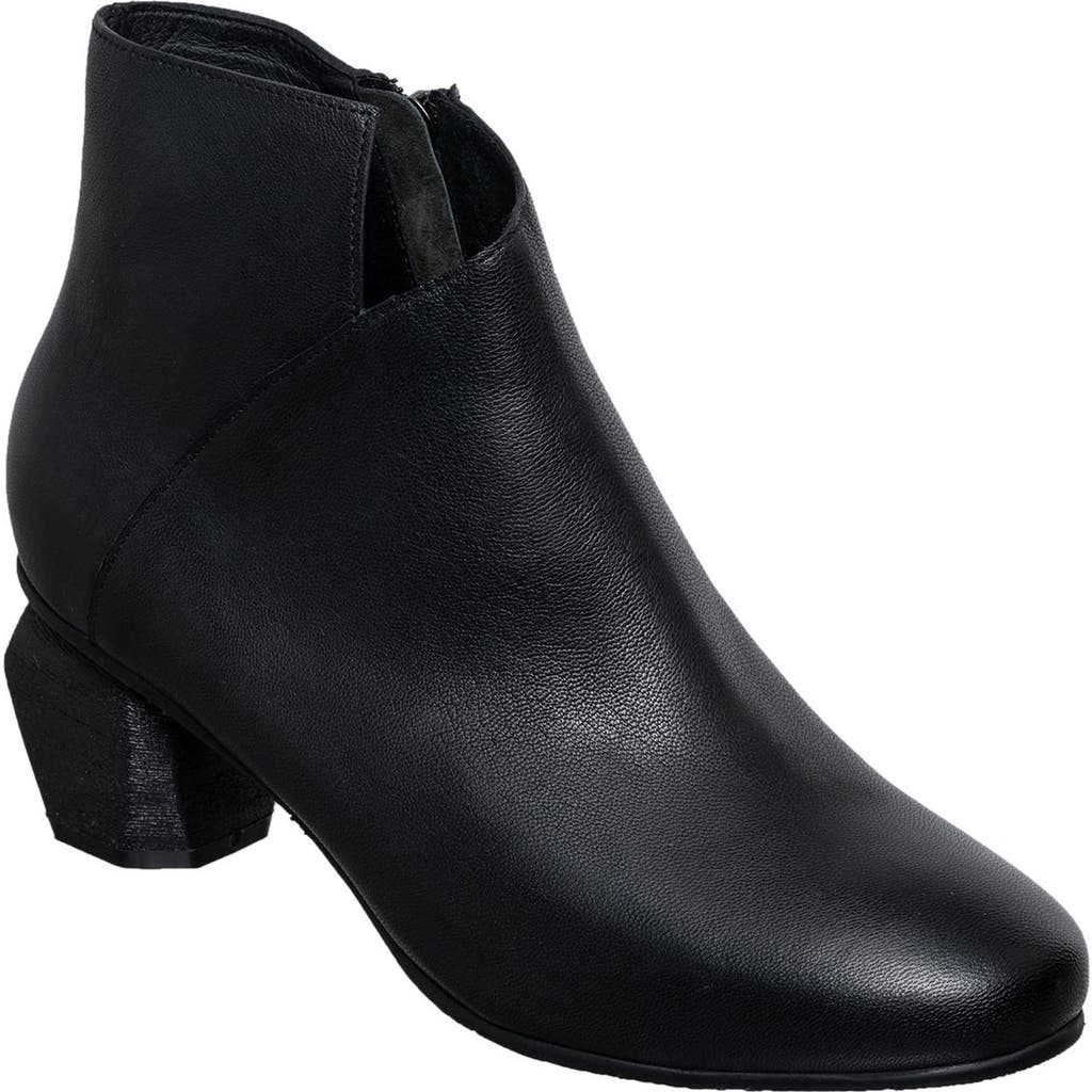 Antelope Perrin Sculptural Heel Bootie In Black