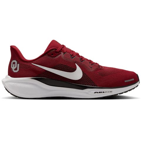 Unisex Nike Crimson Oklahoma Sooners Zoom Pegasus 41 Running Shoes