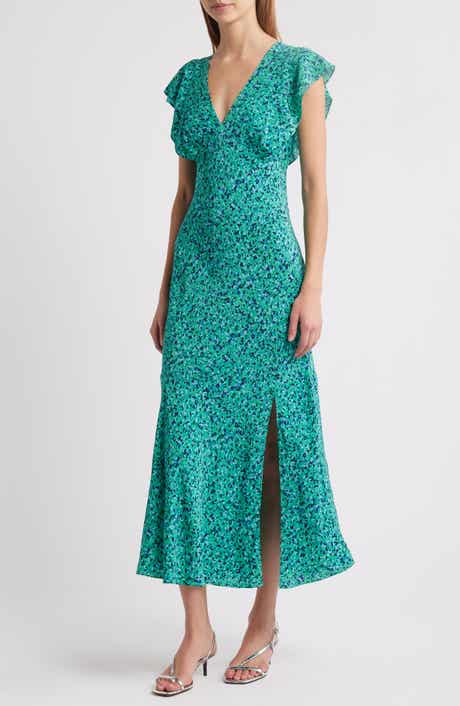 Rails Dina Flutter Sleeve Midi Dress