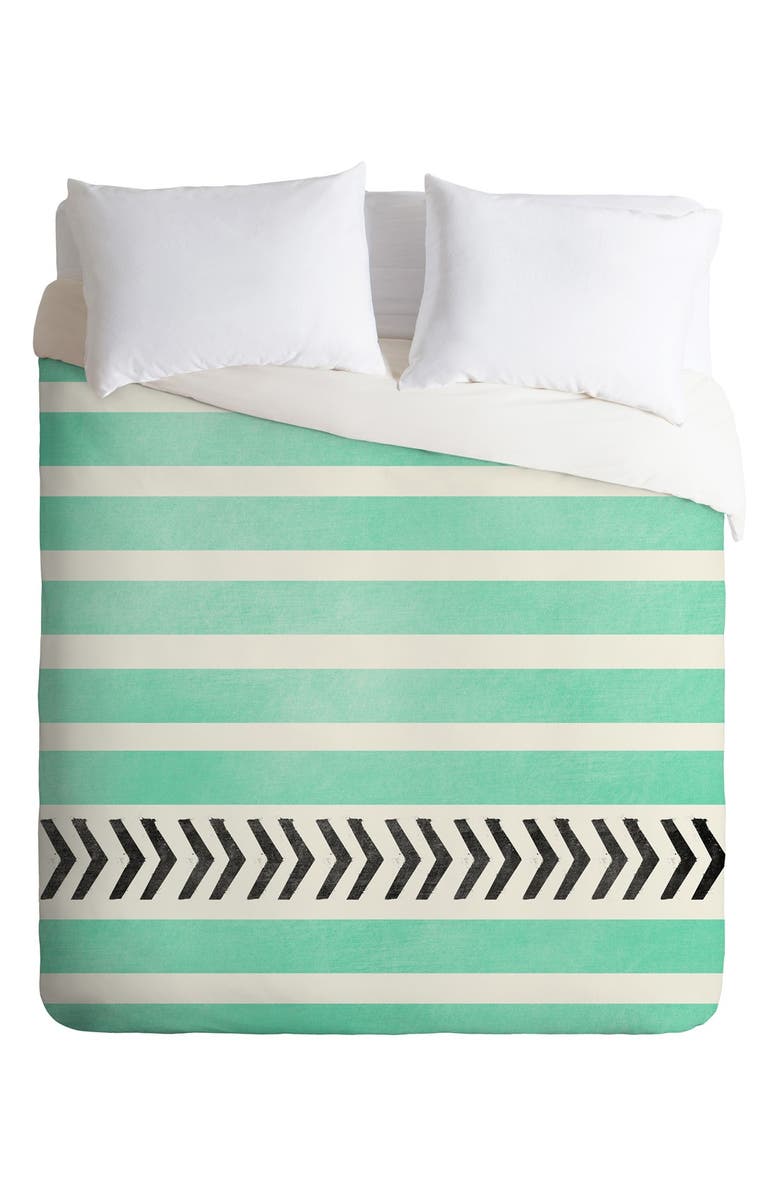 Deny Designs 'Mini Stripes & Arrows' Duvet Cover Set, Alternate, color, 