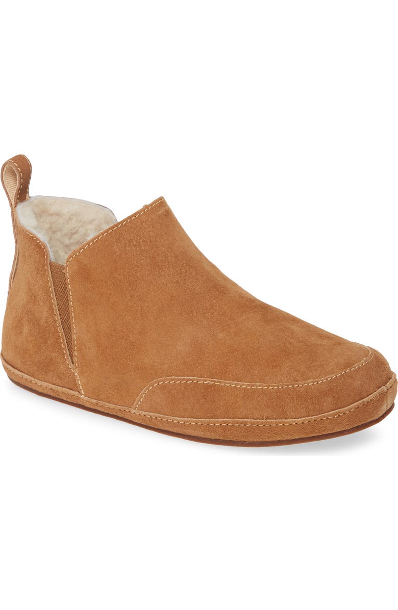 OluKai Olani Genuine Shearling Slipper, Main, color,