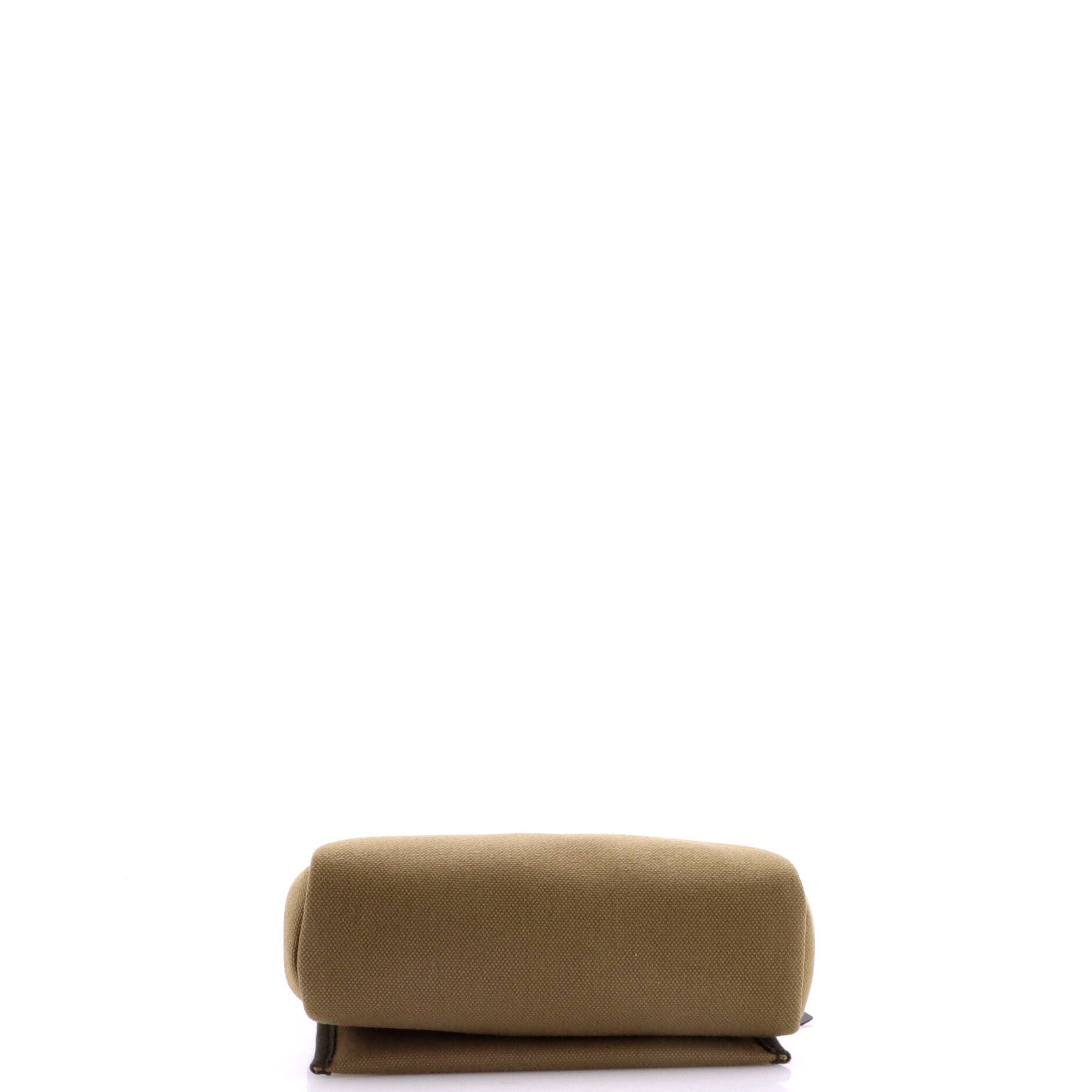 Herbag Zip Toile and Leather 20, Alternate, color, Beige