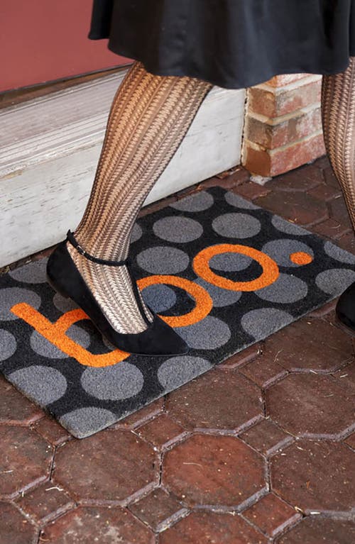 Entryways Boo Doormat In Gray