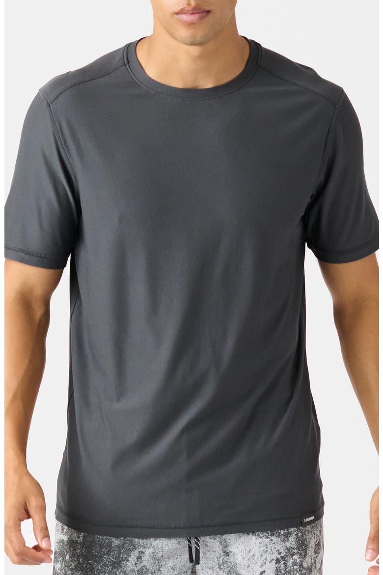 Aire Performance T-Shirt, Main, color, CHARCOAL GRAY