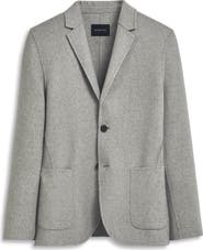 Bugatchi Wool Blend Double Button Blazer