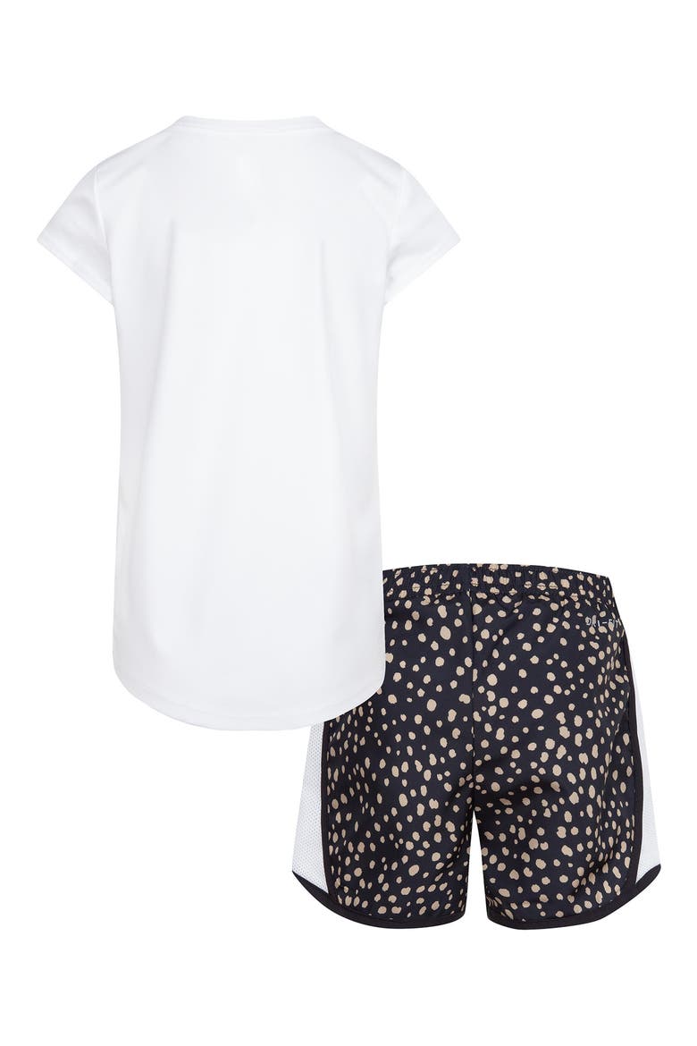 Kids' Logo T-Shirt & Shorts Set, Alternate, color, BLACK
