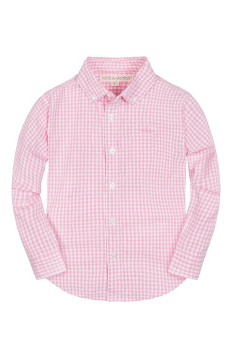 Baby Boys' Organic Stretch Poplin Shirt, Infant