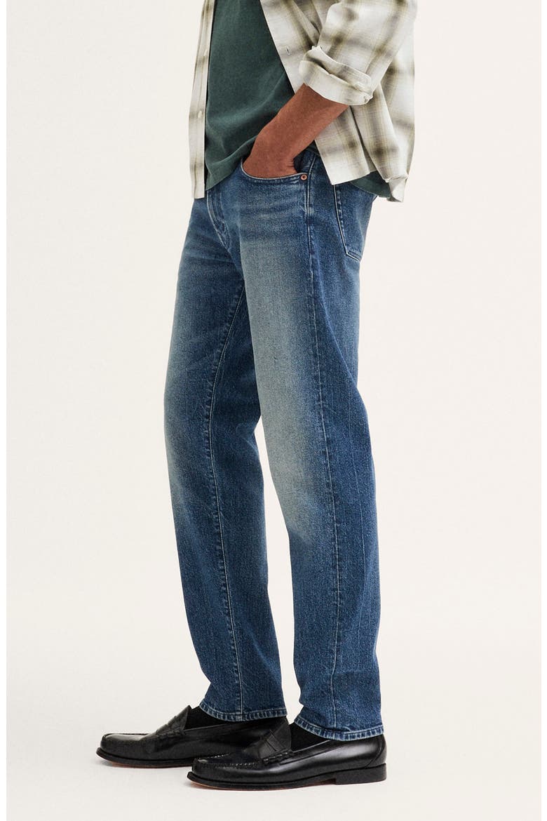 Relaxed Taper Leg Jeans, Alternate, color, COOKE WASH