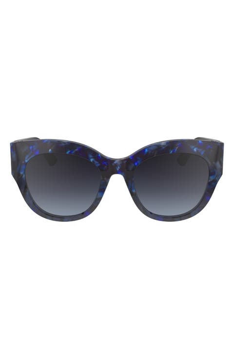 55mm Gradient Butterfly Sunglasses