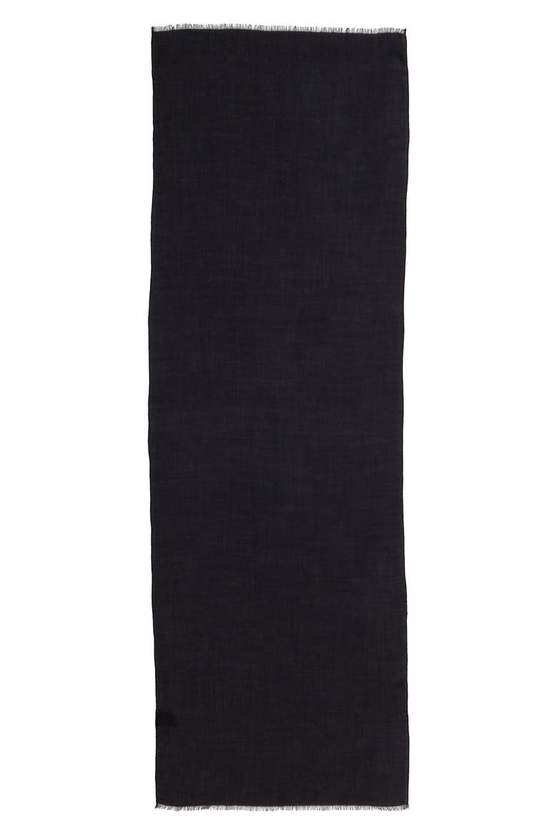 Crystal Embellished Cashmere & Silk Scarf, Main, color, 279 NAVY