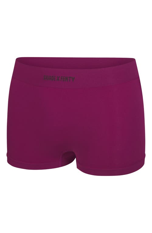 Savage X Fenty Seamless Boyshorts In Purple