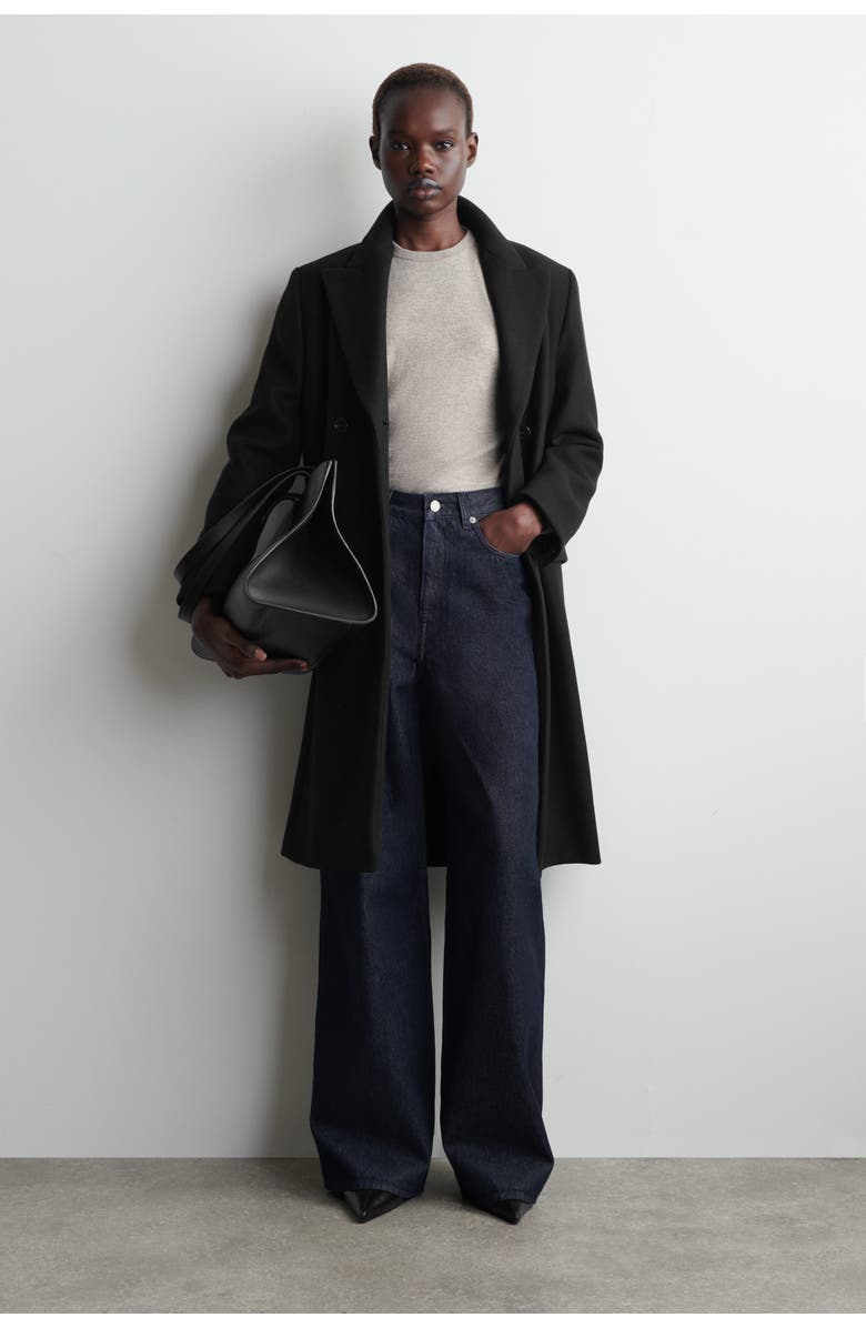 COS Dial Wide-Leg Jeans, Alternate, color, Dark Blue