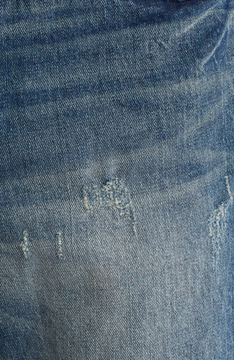 PURPLE BRAND Distressed Straight Leg Jeans, Alternate, color, 