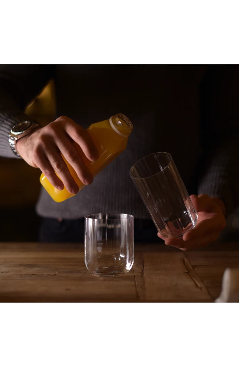 Luigi Bormioli Jazz Set of 4 Long Drink Highball Glasses, Alternate, color, Clear