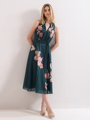 Phase Eight Lucinda Tie Waist Midi Dress