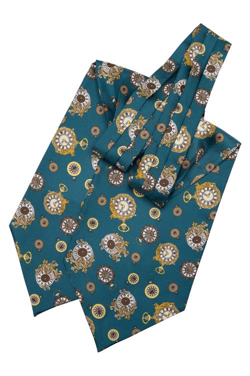 Elizabetta Gilded Keeper In Petrol Blue