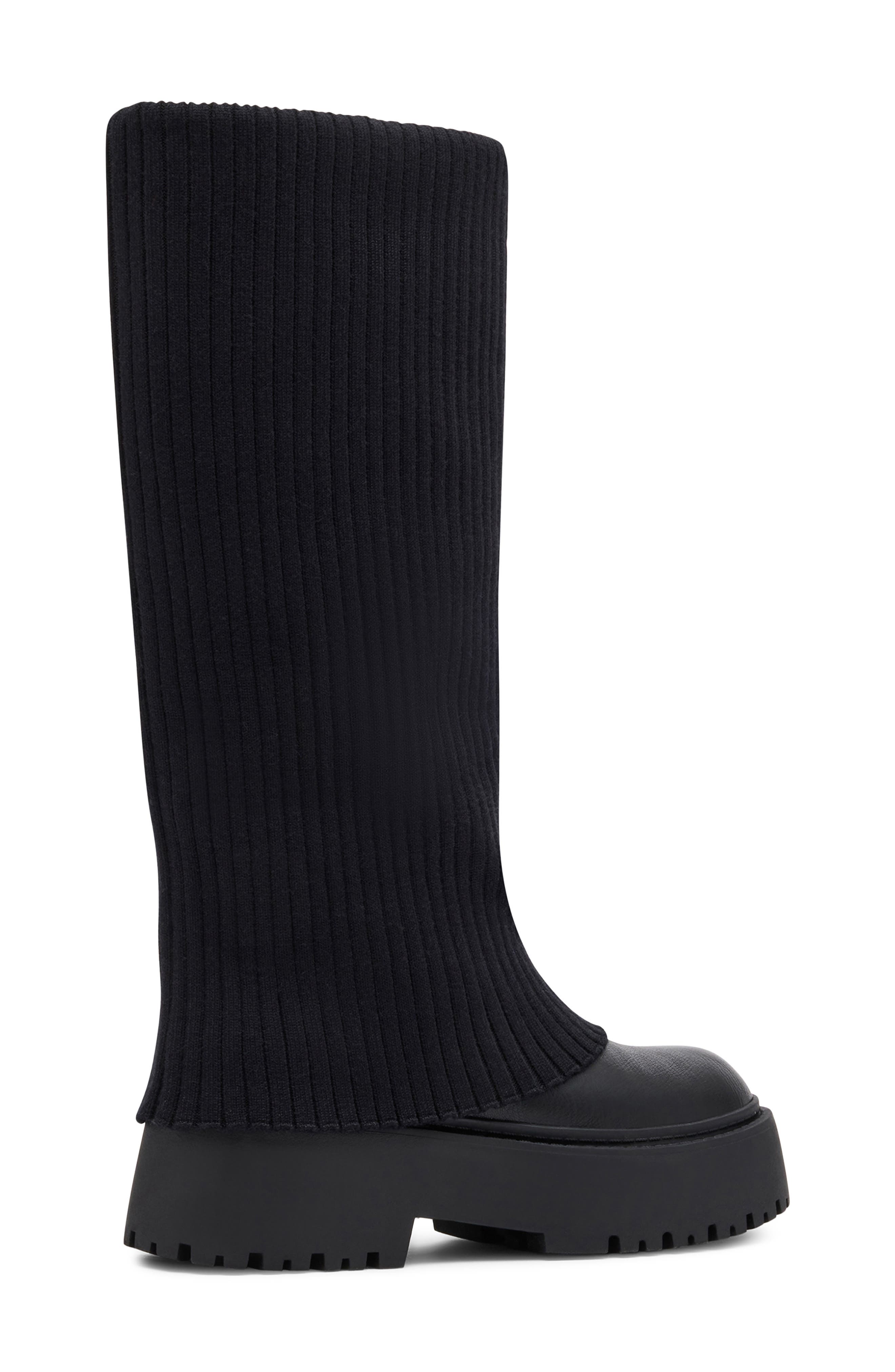 Dilemma Tall Boot, Alternate, color, BLACK MULTI