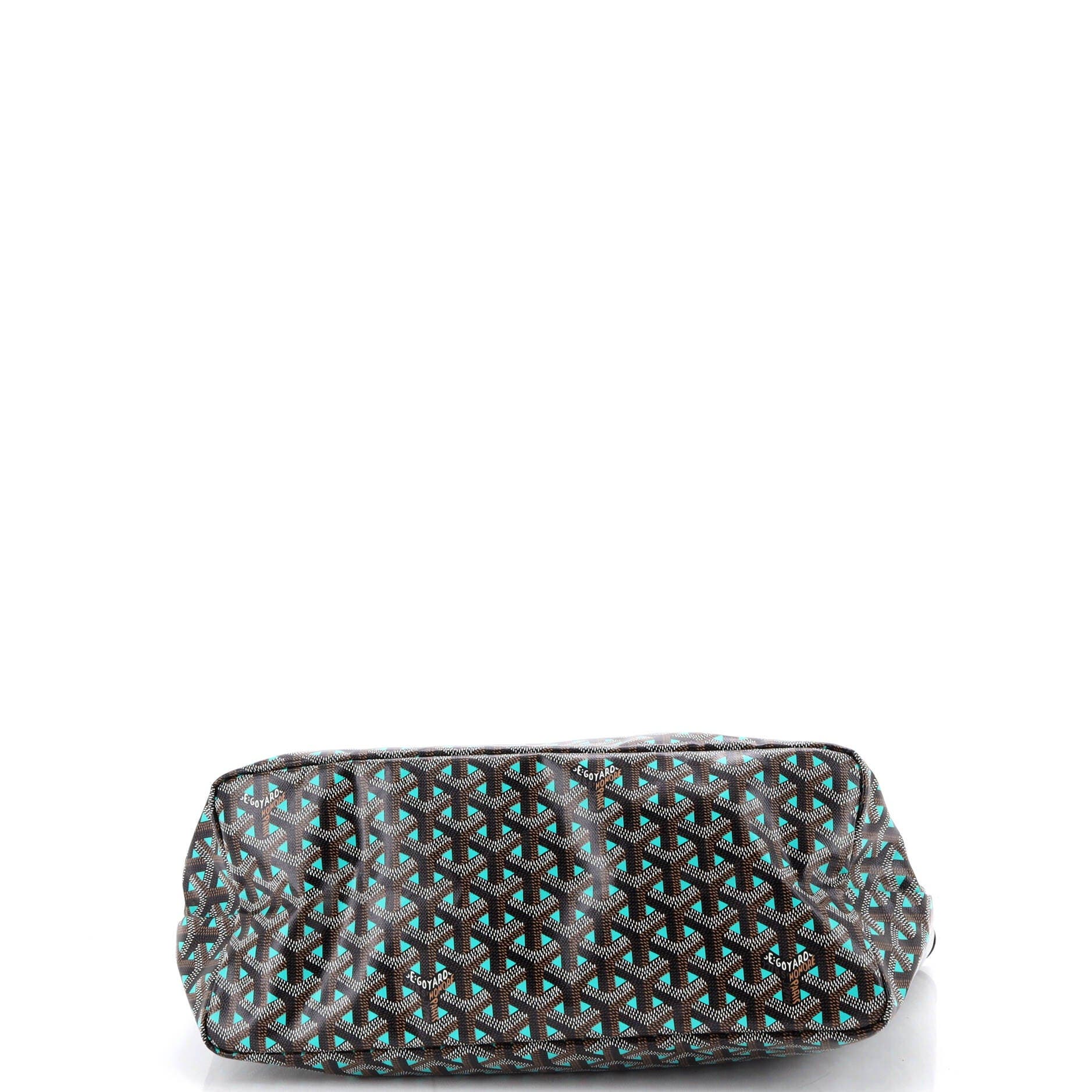 Saint Louis Tote Claire Voie Coated Canvas PM, Alternate, color, Green