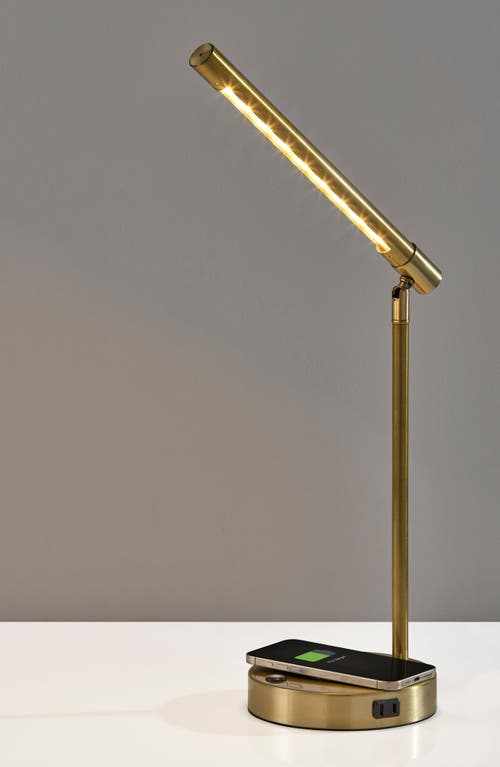 Adesso Lighting Dax Led Wireless Charging Desk Lamp
