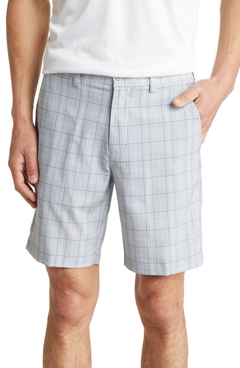 PGA TOUR Plaid Golf Shorts, Main, color, 