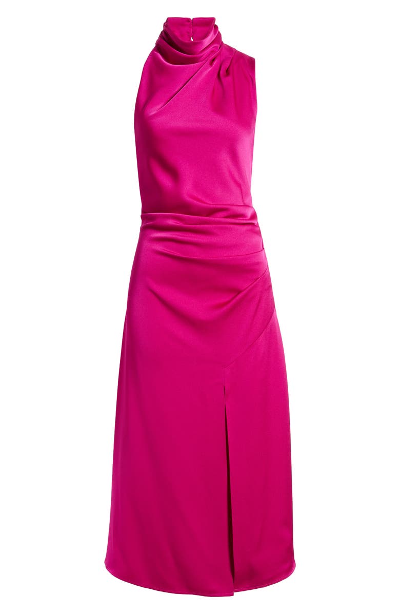 MISHA COLLECTION Robbia Sleeveless Turtleneck Midi Dress, Alternate, color, 