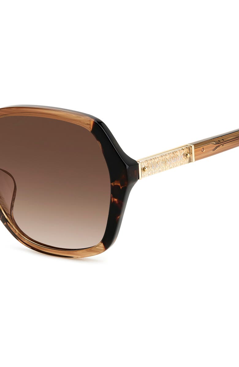 Kate Spade 57mm ellery butterfly sunglasses, Alternate, color, 