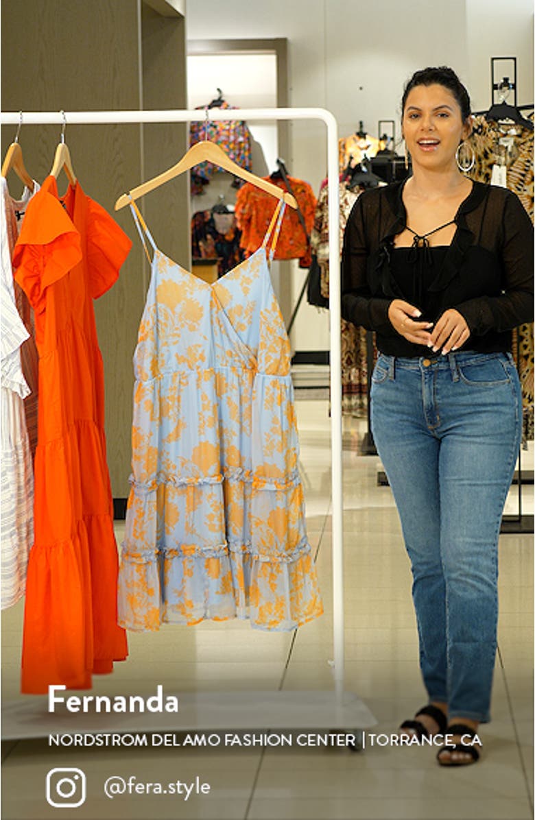 Kaya Sleeveless Ruffle Trim Dress, sales video thumbnail