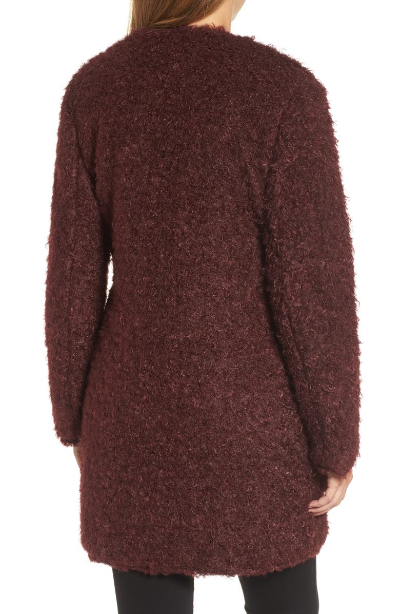 Via Spiga Reversible Faux Fur Coat, Alternate, color,