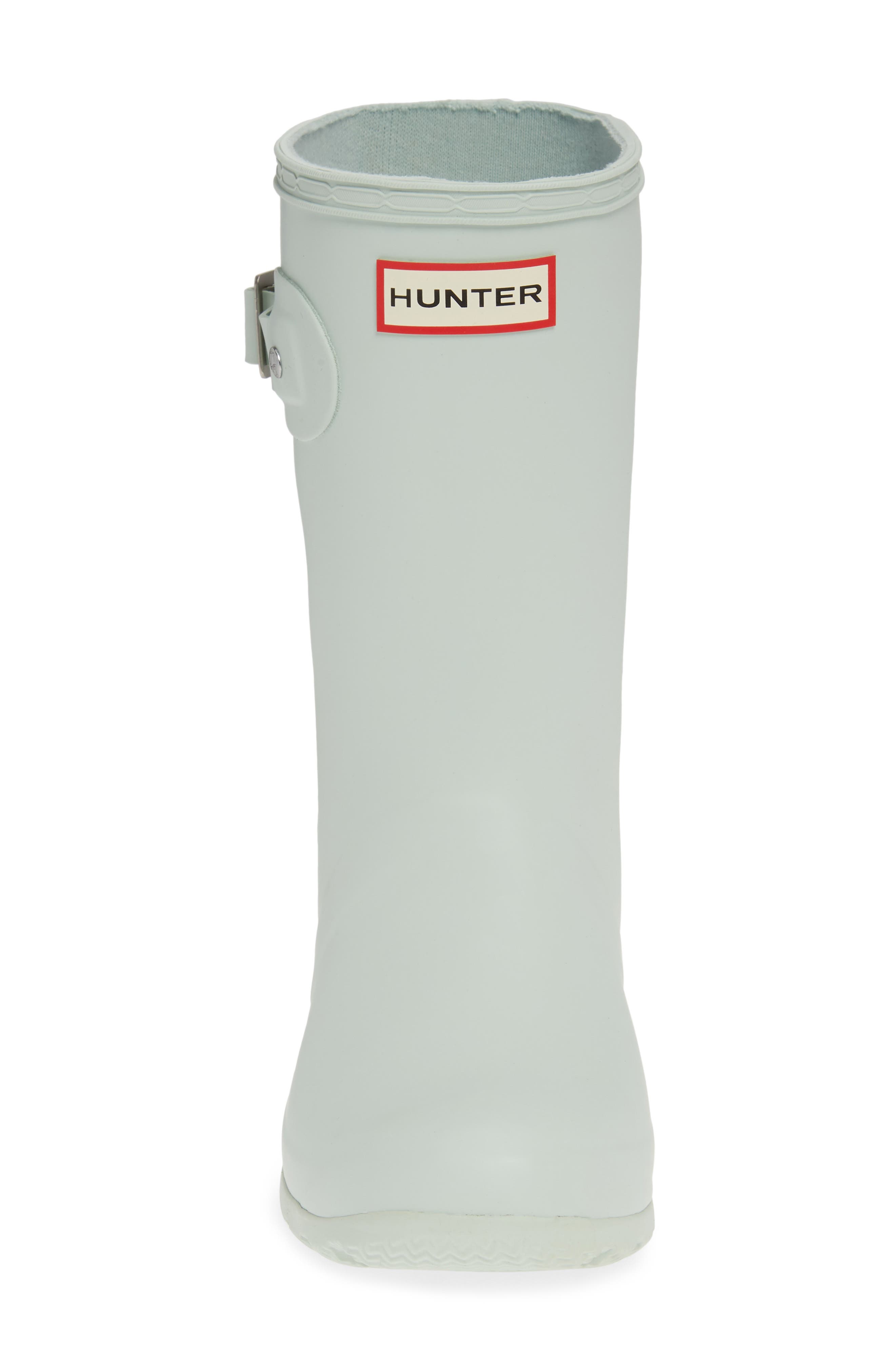 Original Tour Short Packable Rain Boot, Alternate, color, AQUA FOAM RUBBER
