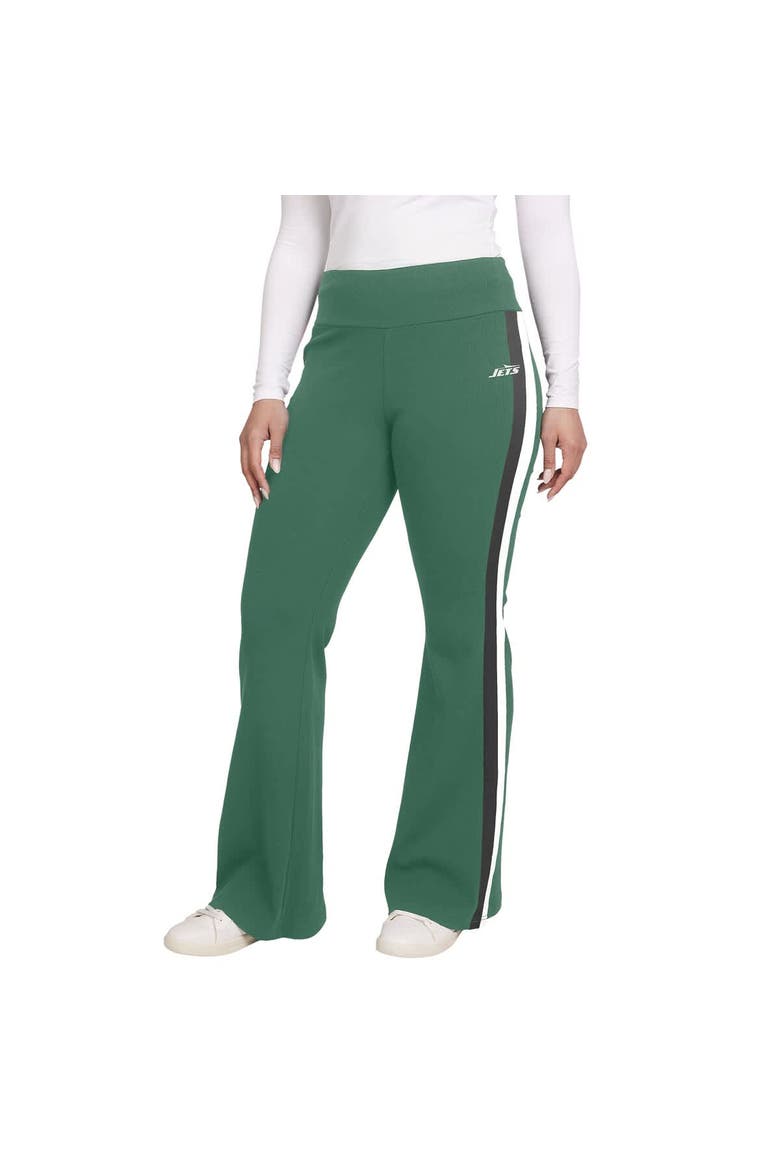 Women's WEAR by Erin Andrews Green New York Jets Tri-Blend Yoga Pants, Alternate, color, Green
