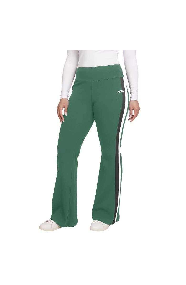 WEAR by Erin Andrews Women's WEAR by Erin Andrews Green New York Jets Tri-Blend Yoga Pants, Alternate, color, Green