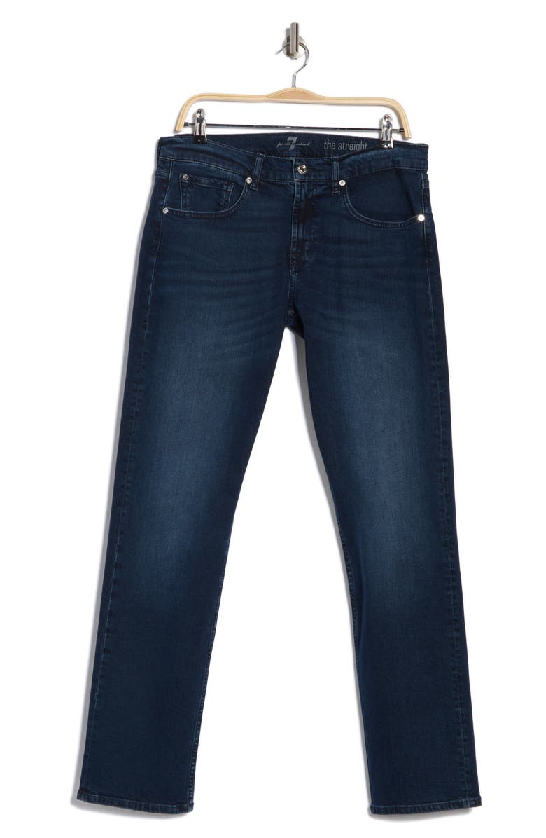 7 For All Mankind Straight Leg Jeans, Alternate, color, 
