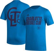 adidas Men's adidas Blue Charlotte FC Team Jersey Hook AEROREADY T-Shirt
