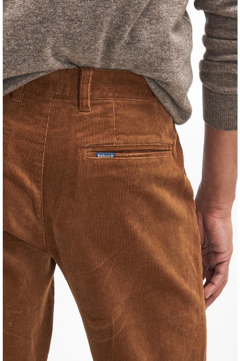 Corduroy Tailored Fit Pants, Alternate, color, DARK HONEY
