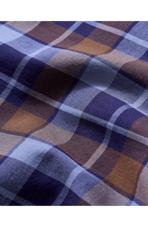 Billy Reid Hutcheson Standard Fit Plaid Cotton Twill Button-up Shirt In Blue