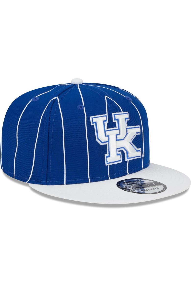 Men's New Era Royal/White Kentucky Wildcats Vintage 9FIFTY Snapback Hat, Alternate, color, Royal