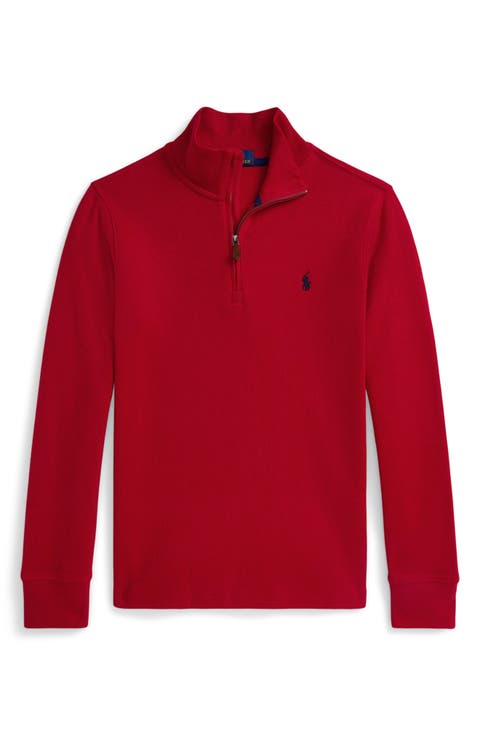 Kids' Estate Cotton Quarter Zip Pullover (Big Kid)