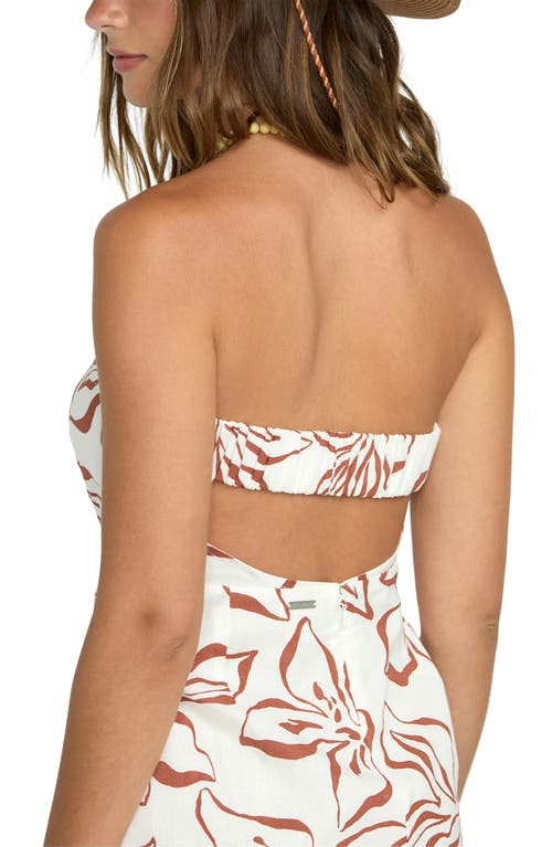 Billabong Bright Blooms Strapless Minidress