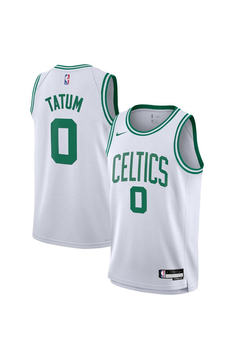 Nike Youth Nike Jayson Tatum White Boston Celtics Swingman Jersey - Association Edition, Main, color, White
